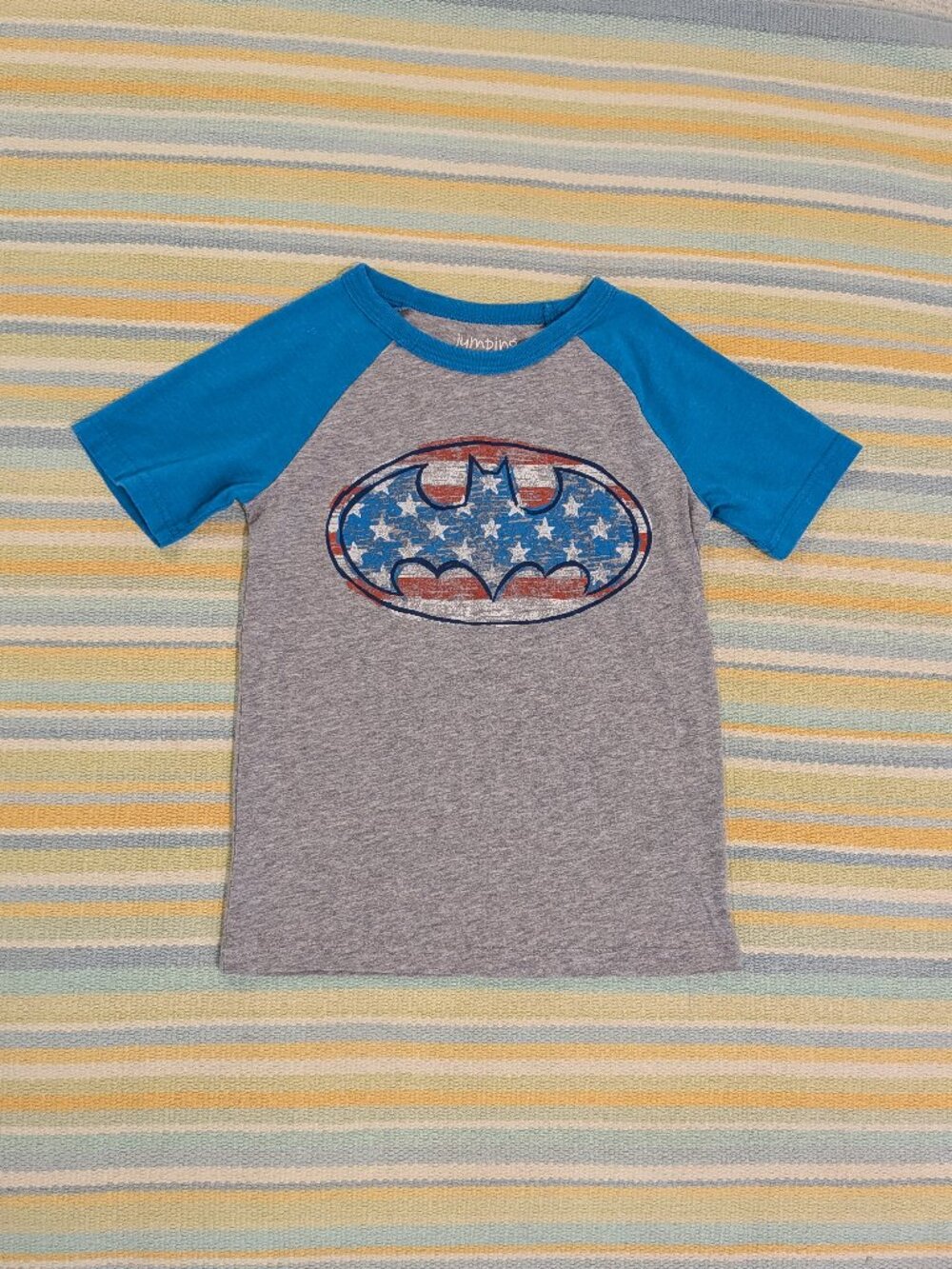 Jumping Beans Patriotic Batman tee size 6